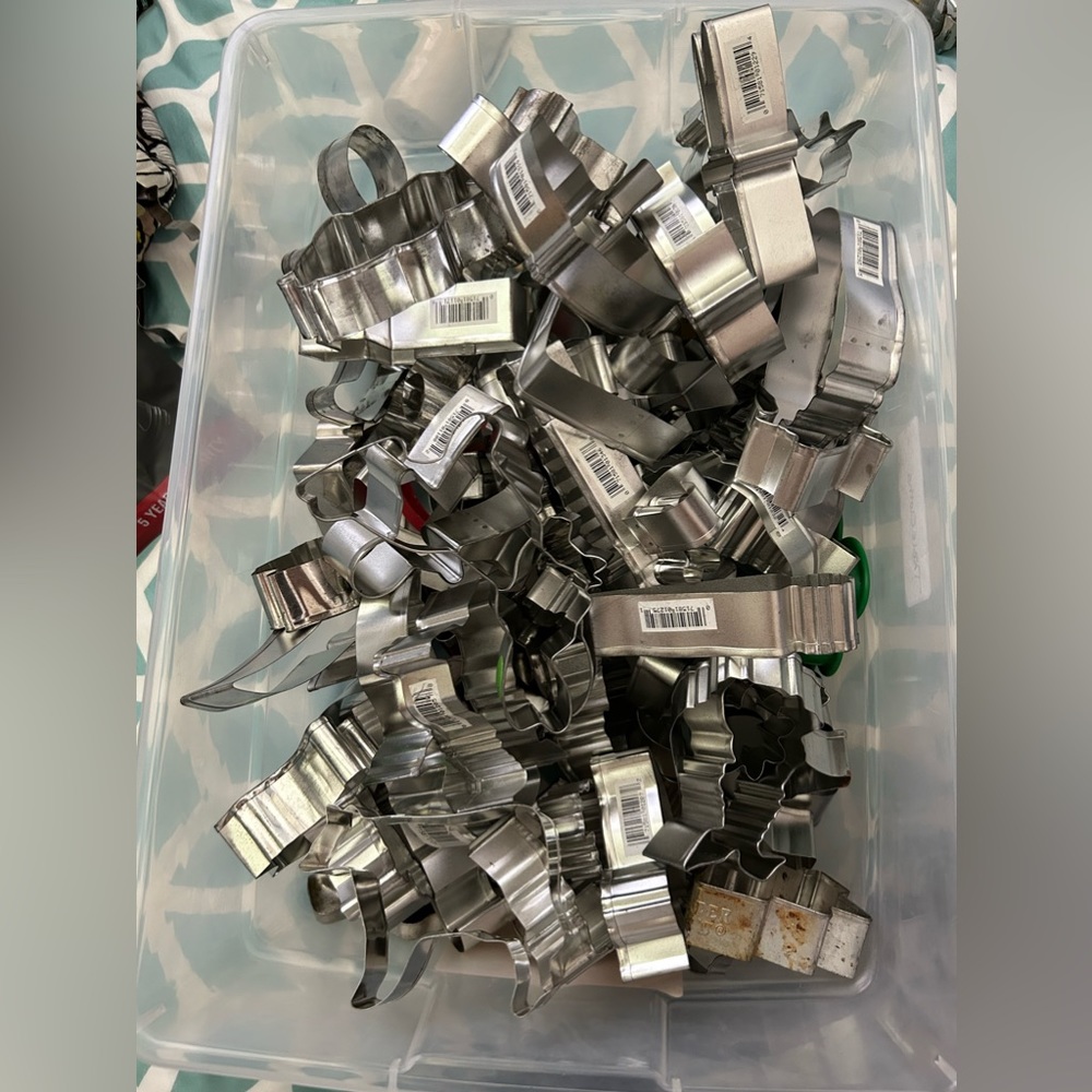 Assorted cookie cutters